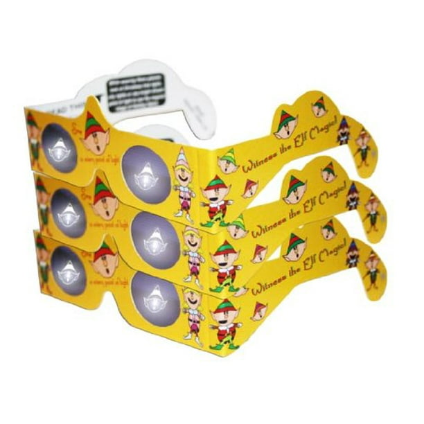 3 PAIRS Holiday Specs -REINDEER 3D Christmas Glasses Transform Christmas 3 PAIRS Holiday Specs -REINDEER 3D Christmas Glasses Transform Christmas